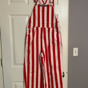 WISCONSIN BADGER GAME DAY BIB OVERALLS